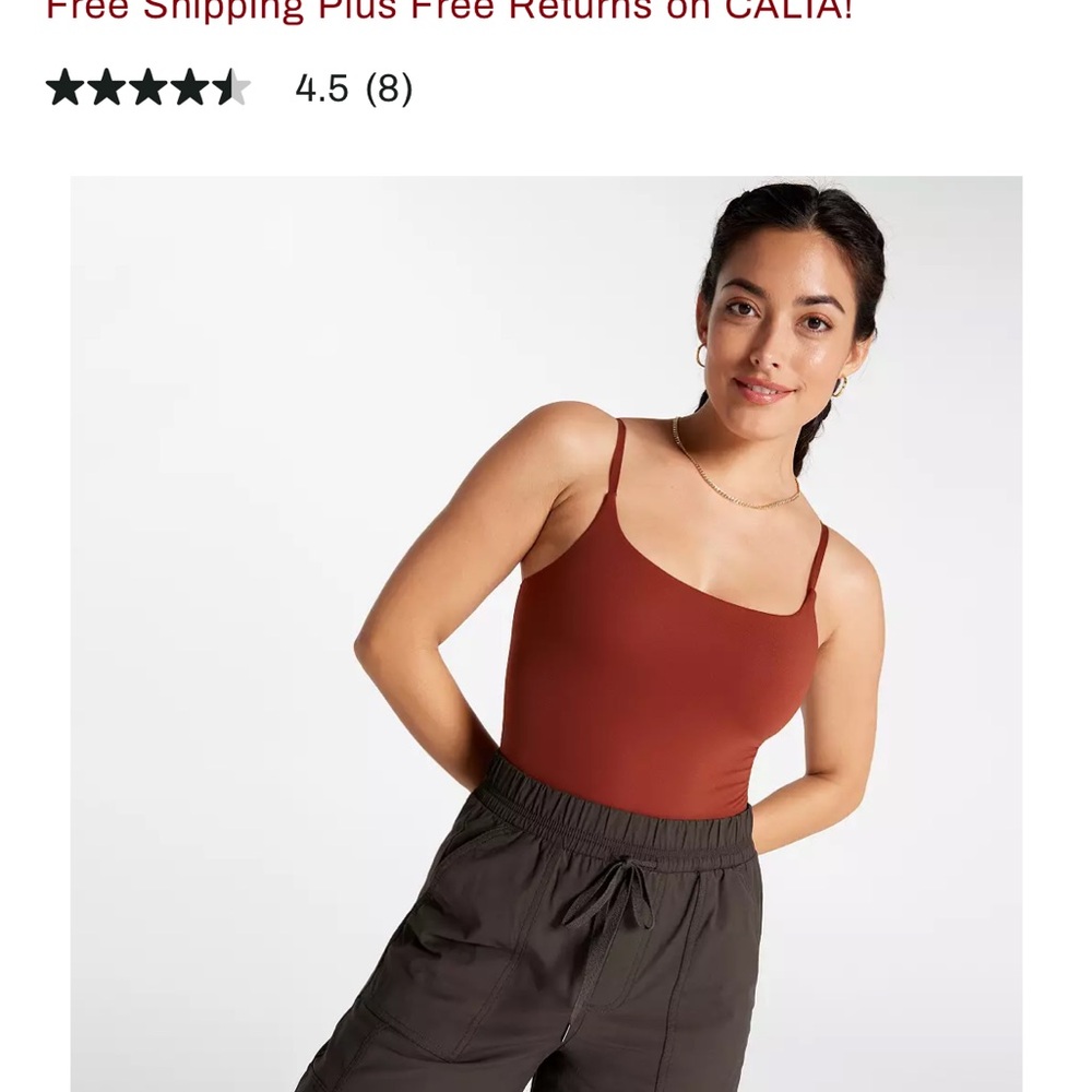 CALIA Rust Bodysuit